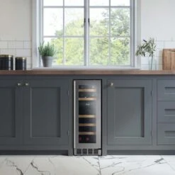 Rangemaster 30CM Dual Zone Wine Cooler - Stainless Steel - RWC3018SS/ -Blanco Shop r w rwc3018ss 5