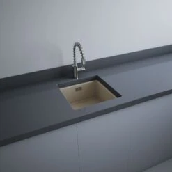 RAK Ceramics Silvia 1 Bowl Drop In Kitchen Sink - Matt Cappuccino - OC104514A