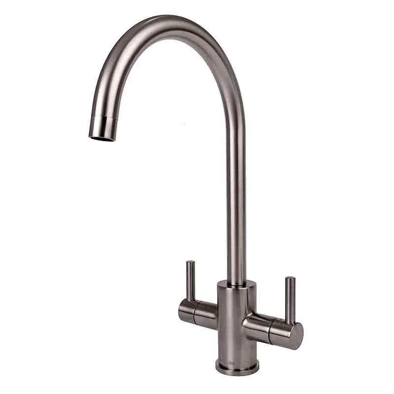 Reginox Genesis Dual Lever Kitchen Tap - Brushed Nickel - GENESIS BN 1 Reginox Genesis Dual Lever Kitchen Tap - Brushed Nickel - GENESIS BN