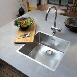Reginox New York 50 X 40 Elite Integrated Sink - NEW YORK 50X40 L -Blanco Shop reginox newyork50x40l 1