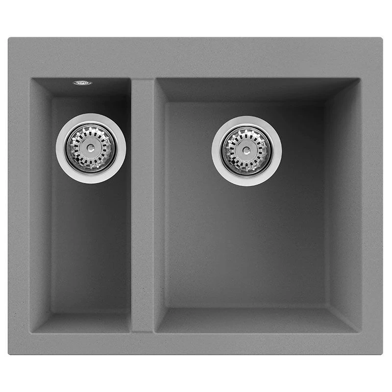 Reginox Quadra 1.5 Bowl Inset Sink - Titanium - QUADRA 150 TT T-WING 1 Reginox Quadra 1.5 Bowl Inset Sink - Titanium - QUADRA 150 TT T-WING