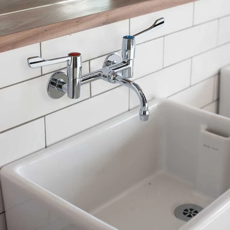 Ideal Standard Belfast Heavy Duty Kitchen Sink With Overflow - White - S580001 3 Ideal Standard Belfast Heavy Duty Kitchen Sink With Overflow - White - S580001 - Image 3