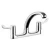 Leisure Lever Handle Deck Mounted Mixer Tap - Chrome - TDM1CM/LV