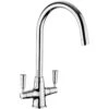 Rangemaster Aquaclassic 2 Dual Lever Monobloc Kitchen Tap - Chrome / Chrome - TAC2CM/CH