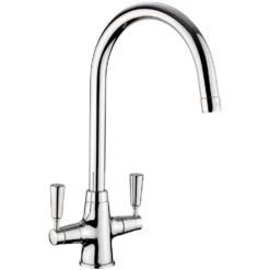 Rangemaster Aquaclassic 2 Dual Lever Monobloc Kitchen Tap - Chrome / Chrome - TAC2CM/CH