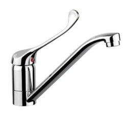 Leisure Aquaflow 5 Monobloc Long Lever Kitchen Mixer - Chrome TAF5LLCM/