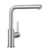Blanco LANORA-S Single Lever Mixer Tap High Pressure - Brushed Stainless Steel - 523123