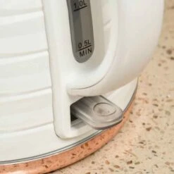 HOMCOM 1600W 1.7 Litre Rapid Boil Kettle & Toaster Set - Cream - 800-162V70CW -Blanco Shop tjp3d6188f7dcb2bb.jpg