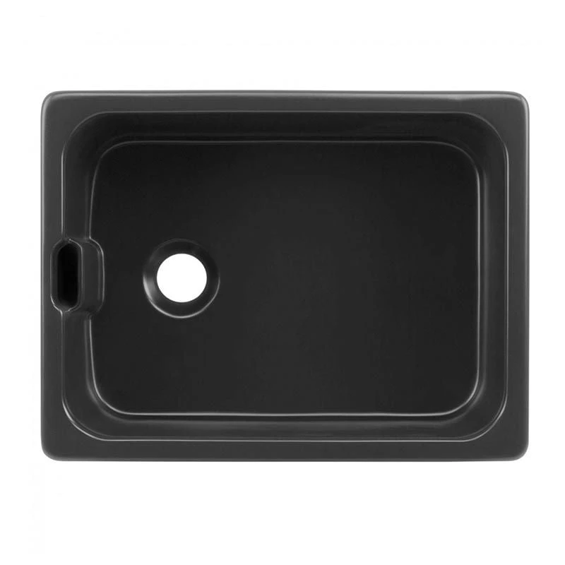 Thomas Denby Vintage 1 Bowl Ceramic Belfast Kitchen Sink - Anthracite - VIN600AN 1 Thomas Denby Vintage 1 Bowl Ceramic Belfast Kitchen Sink - Anthracite - VIN600AN