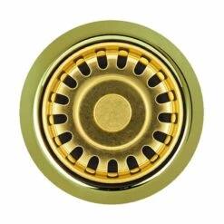 Thomas Denby 60mm PVD Coated Strainer Waste - Gold - W60G