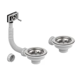 Leisure Basket Strainer Waste 89mm - WAST23