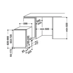 Whirlpool WIC 3C26 N UK 60cm Built-In 14 Place Dishwasher - White -Blanco Shop w i wic 3c26 n uk 3