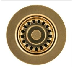 Thomas Denby 60mm Belfast Basket Strainer Waste - Artisan Brass - WRPAB