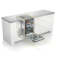 Whirlpool WSIC 3M27 C UK N F/I 45cm 10 Place Slimline Dishwasher - White -Blanco Shop whirpool wsic3m27c fit in dimensions