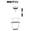 Rangemaster WKIT13/ Chrome Waste Kit - WKIT13/