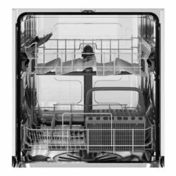 Zanussi ZDLN2521 13 Place Built In 60cm Dishwasher With AirDry Technology 13 Zanussi ZDLN2521 13 Place Built In 60cm Dishwasher With AirDry Technology -Blanco Shop zanuss zdln2521 open top and bottom racking basket view